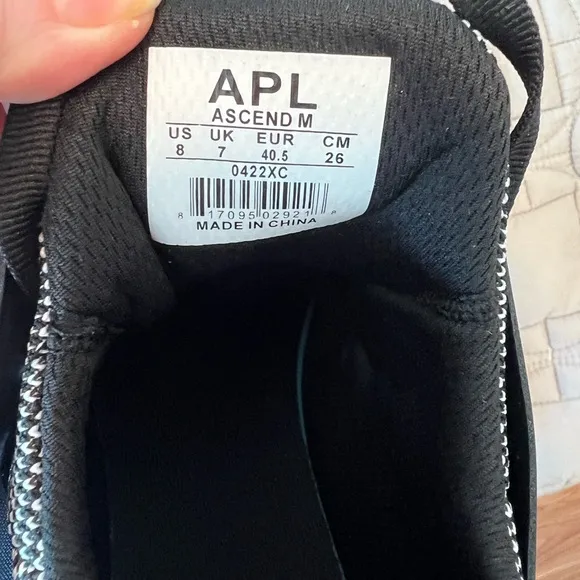APL Ascend Black and White Shoes Men’s