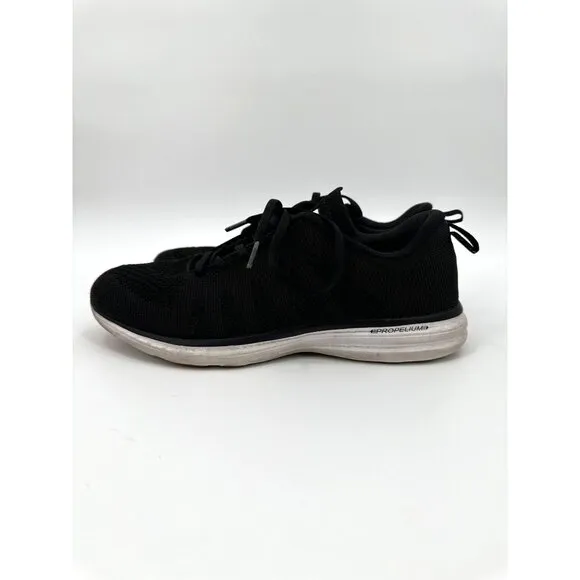 APL Mens Size 9 Black Knit Techloom Pro Running Shoes