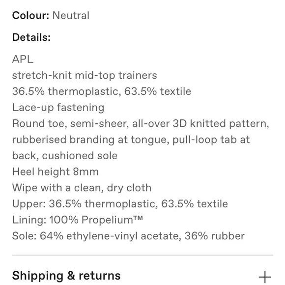 APL Tech Loom Tracer Knit Training Shoes