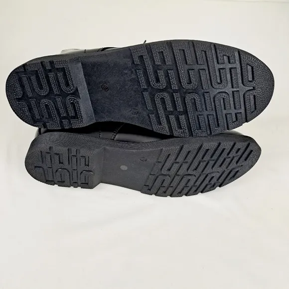 Arizona Jean Co Men's faux leather black boots Shoes Size 12 M