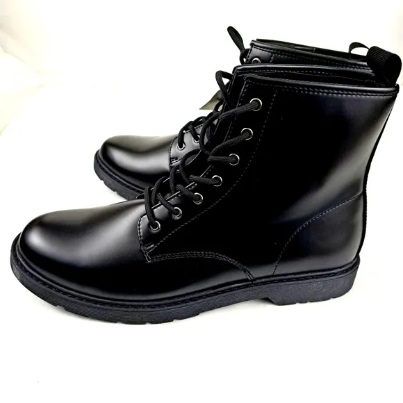 Arizona Jean Co Men's faux leather black boots Shoes Size 12 M