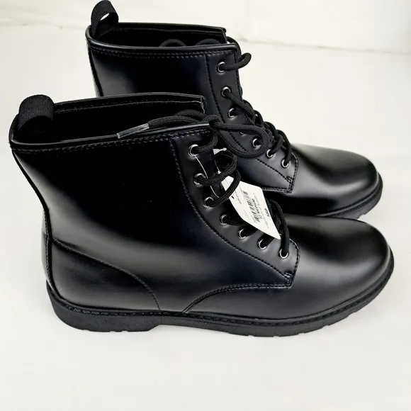 Arizona Jean Co Men's faux leather black boots Shoes Size 12 M