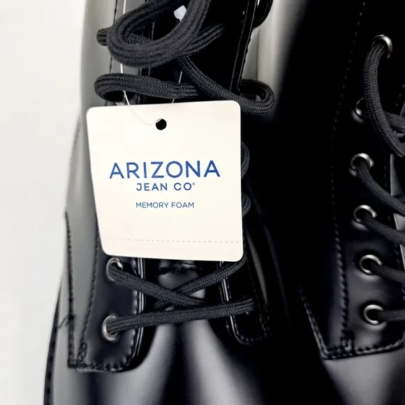 Arizona Jean Co Men's faux leather black boots Shoes Size 12 M