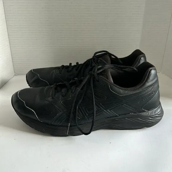 Asics 1131A036 Gel-Contend 5 Men's Running Shoes Size 12 Leather Black