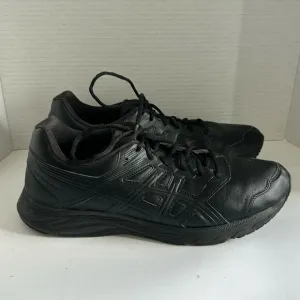 Asics 1131A036 Gel-Contend 5 Men's Running Shoes Size 12 Leather Black