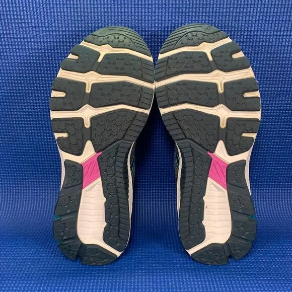 ASICS GEL-1000 10 Women`s Size  7.5 - Navy Blue/Purple Running Shoes 1012A878