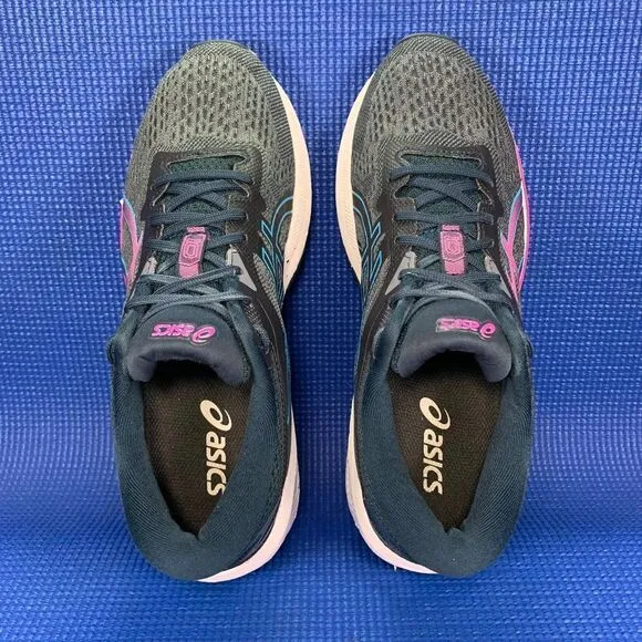 ASICS GEL-1000 10 Women`s Size  7.5 - Navy Blue/Purple Running Shoes 1012A878