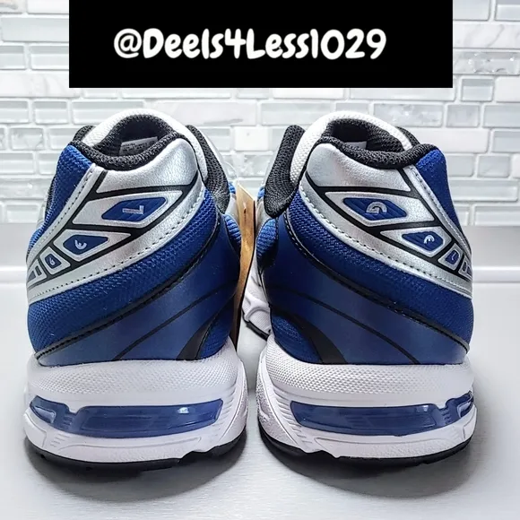 Asics GEL-1130 Running Mens Size 10.5D Blue Silver Cream White