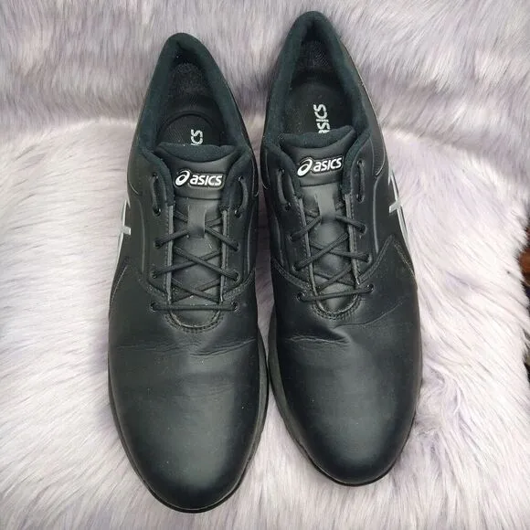 Asics Gel Ace Pro M Spiked Golf Shoes Mens Size 12 1111A220 Black Pure Silver