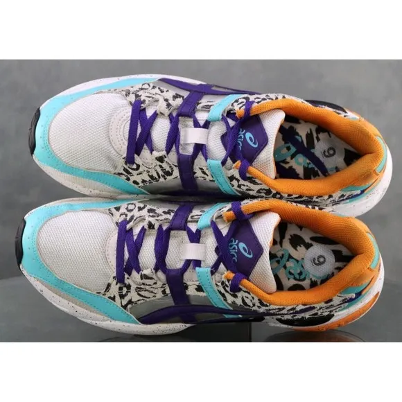Asics Gel BND Men's Athletic Sneakers Shoes Size 9 Zebra Print White 1021A248