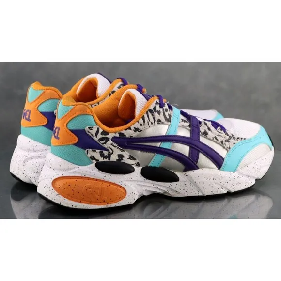 Asics Gel BND Men's Athletic Sneakers Shoes Size 9 Zebra Print White 1021A248