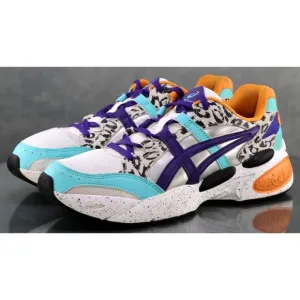 Asics Gel BND Men's Athletic Sneakers Shoes Size 9 Zebra Print White 1021A248