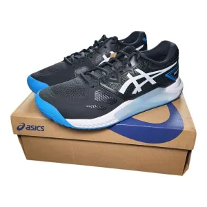 ASICS Gel Challenger 13 Black/Electric Blue Shoes Mens Size 7 EU 40 NWT 1041A222