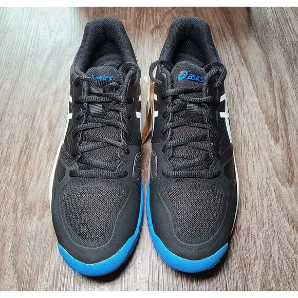 ASICS Gel Challenger 13 Black/Electric Blue Shoes Mens Size 7 EU 40 NWT 1041A222