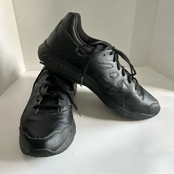 Asics Gel- Contend 5 Men's Running Shoes Size 12 Leather Black