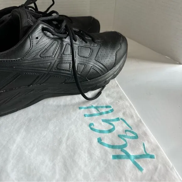 Asics Gel- Contend 5 Men's Running Shoes Size 12 Leather Black