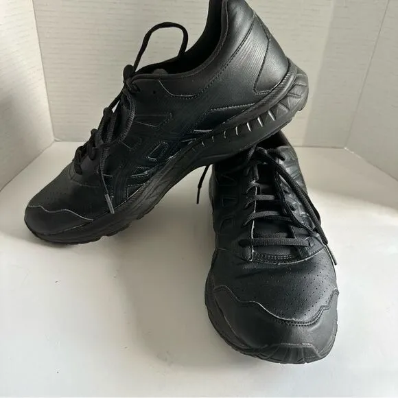 Asics Gel- Contend 5 Men's Running Shoes Size 12 Leather Black