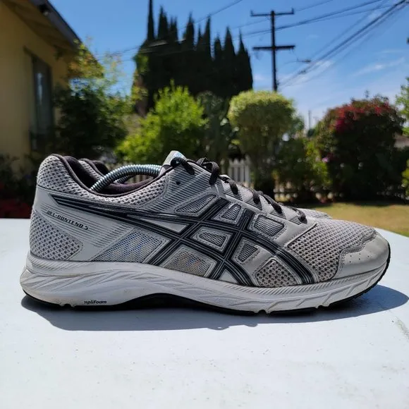 Asics Gel-Contend 5 Silver Men 13 Running Athletic