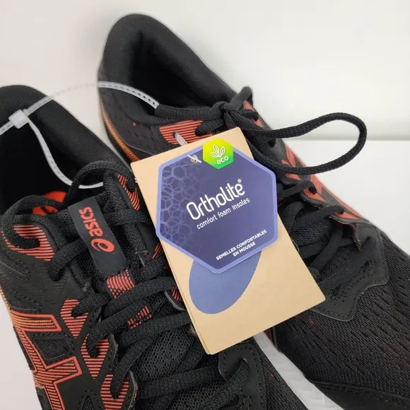 Asics Gel Contend 8 Black Marigold Orange – Size 11 Running Shoes New