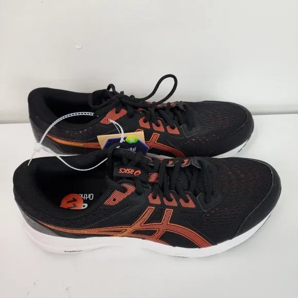 Asics Gel Contend 8 Black Marigold Orange – Size 11 Running Shoes New