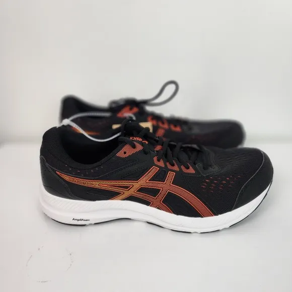 Asics Gel Contend 8 Black Marigold Orange – Size 11 Running Shoes New
