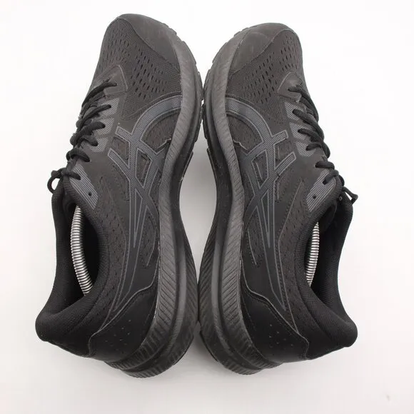 Asics Gel Contend 8 Men's 13 Extra Wide Black Running Shoes Sneakers 1011B493