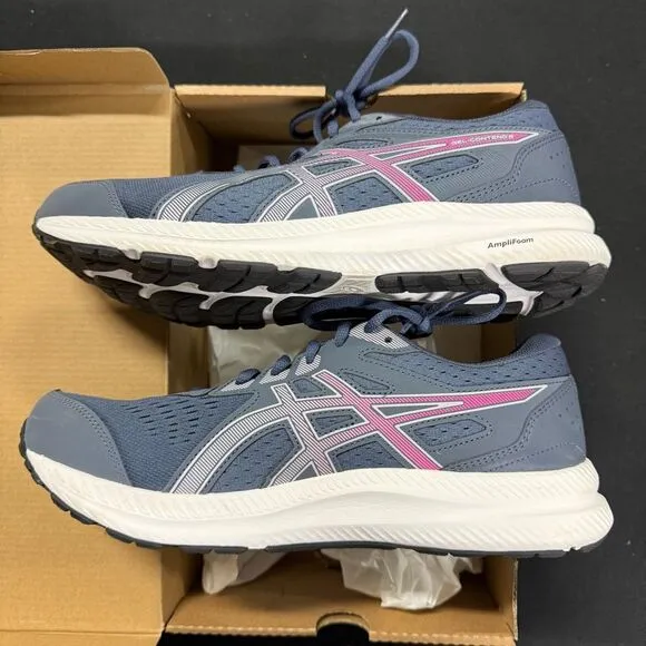 Asics Gel Contend 8 Tarmac Lilac Hint Running Shoes Sneakers 11 Wide