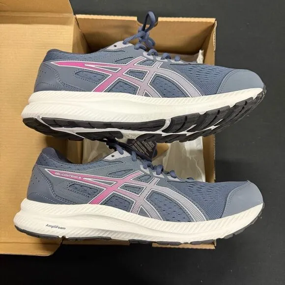 Asics Gel Contend 8 Tarmac Lilac Hint Running Shoes Sneakers 11 Wide