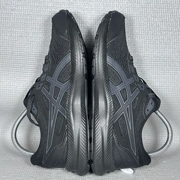 ASICS Gel-Contend 8 Women's Size 8 Running Sneaker Shoes Black/Carrier Grey