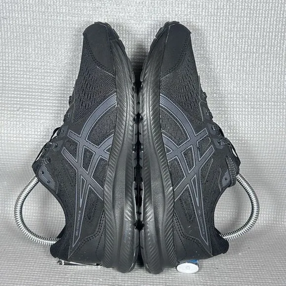 ASICS Gel-Contend 8 Women's Size 8 Running Sneaker Shoes Black/Carrier Grey