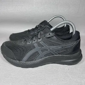 ASICS Gel-Contend 8 Women's Size 8 Running Sneaker Shoes Black/Carrier Grey