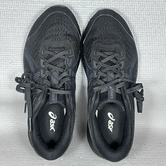 ASICS Gel-Contend 8 Women's Size 8 Running Sneaker Shoes Black/Carrier Grey
