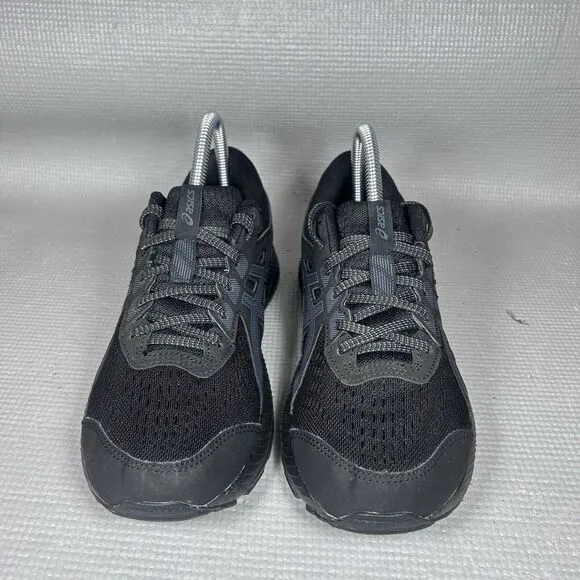 ASICS Gel-Contend 8 Women's Size 8 Running Sneaker Shoes Black/Carrier Grey