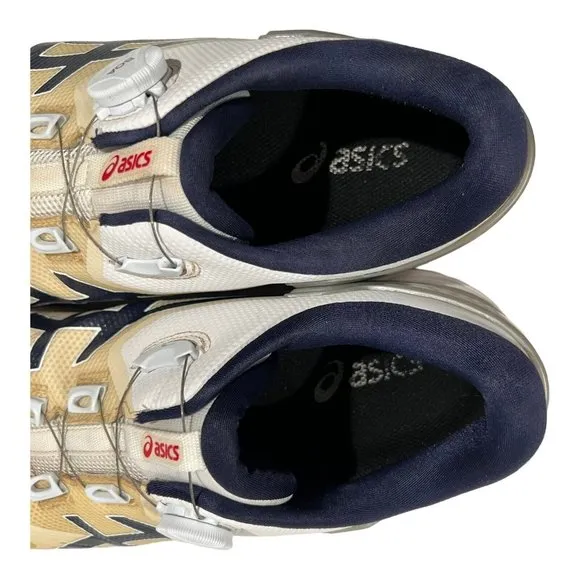ASICS GEL COURSE DUO BOA GOLF SHOES WHITE/PEACOAT - Men's Size 12‎