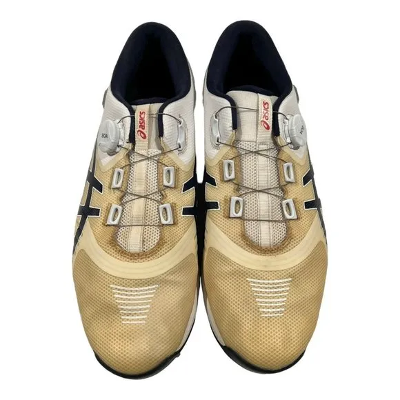 ASICS GEL COURSE DUO BOA GOLF SHOES WHITE/PEACOAT - Men's Size 12‎