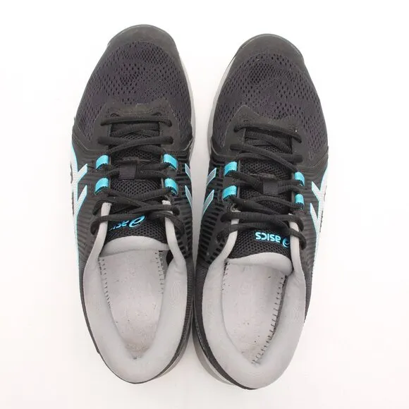 ASICS Gel Course Glide Spikeless Golf Shoes Men's Size 9.5 Black Silver 1111A085