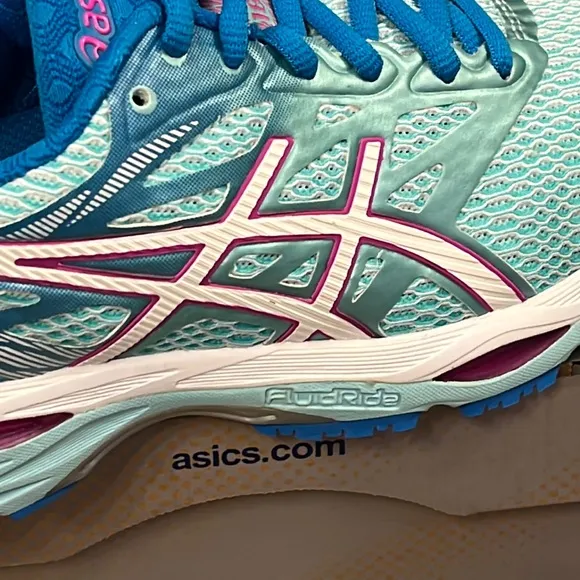 ASICS Gel Cumulus 18 shoes sneakers new running T6CBN 6701 aqua Women’s Size 6