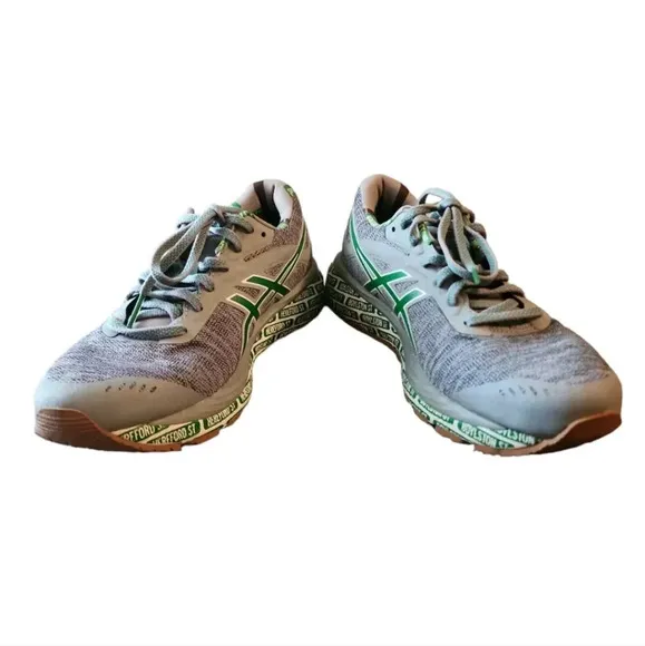 Asics Gel-Cumulus 20 2019 BOSTON Ltd EDITION Women Running Shoes Sz 9 Grey Green