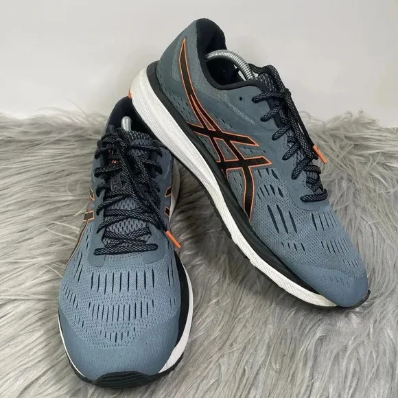 Asics Gel-Cumulus 20 Mens Size 12 Shoes Blue Orange Running Sneakers