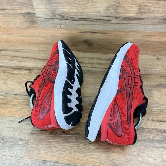 Asics Gel-Cumulus 23 Size 10.5 Running Shoes Sneakers Mens Red Black Athletic