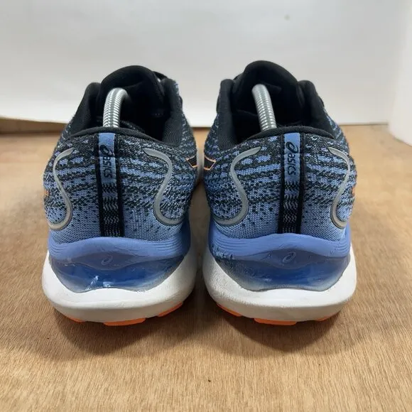 ASICS Gel-Cumulus 24 men Size 12 Black Orange Blue Running Shoes 1011B366