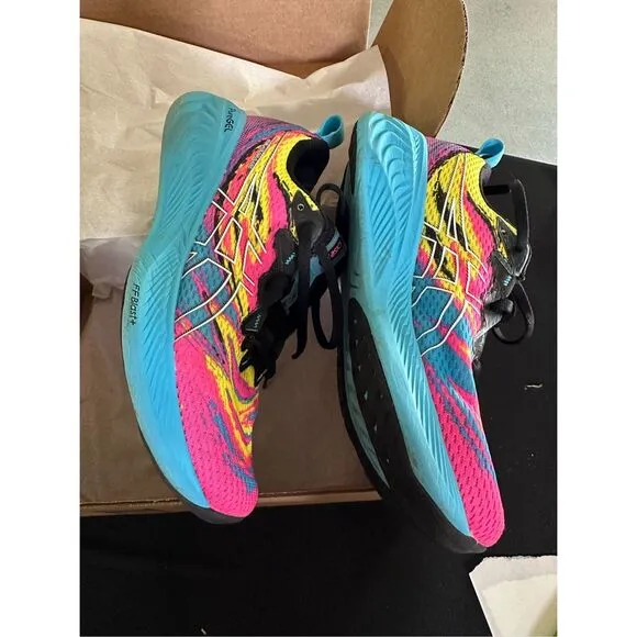 Asics Gel Cumulus 25 Injection Multicolor Running Shoes Sneakers 8.5