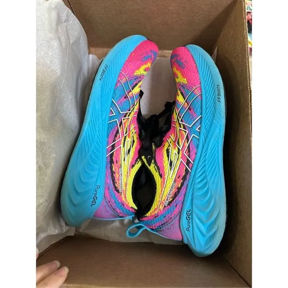 Asics Gel Cumulus 25 Injection Multicolor Running Shoes Sneakers 8.5