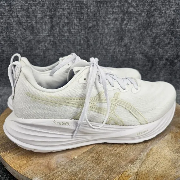 Asics Gel Cumulus 27 Mens Size 10 White Athletic Running Shoes 1011B960