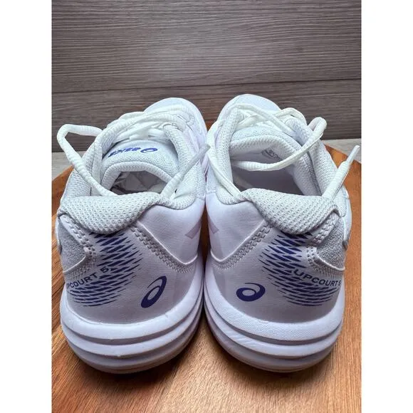 Asics Gel-Dedicate 6 Tennis Shoes, White, Women's 8
