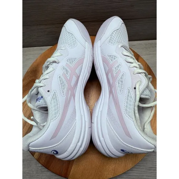 Asics Gel-Dedicate 6 Tennis Shoes, White, Women's 8