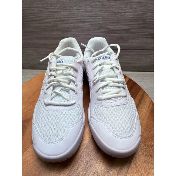 Asics Gel-Dedicate 6 Tennis Shoes, White, Women's 8