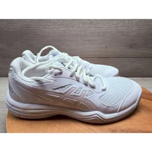 Asics Gel-Dedicate 6 Tennis Shoes, White, Women's 8