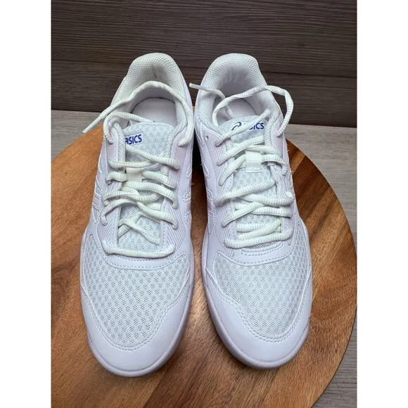 Asics Gel-Dedicate 6 Tennis Shoes, White, Women's 8