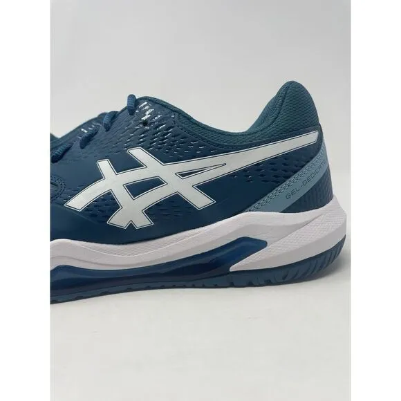 Asics Gel Dedicate 8 Men's Tennis Court Shoes Pickleball Teal White Mens Size 11